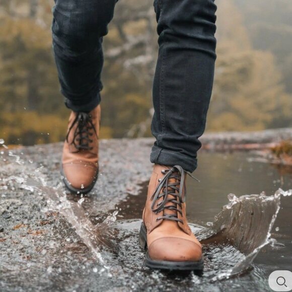 Thursday Boots Mens Size 12 Wide Captain Lace Up Cap Toe Brown Nubuck Leather - Picture 2 of 16